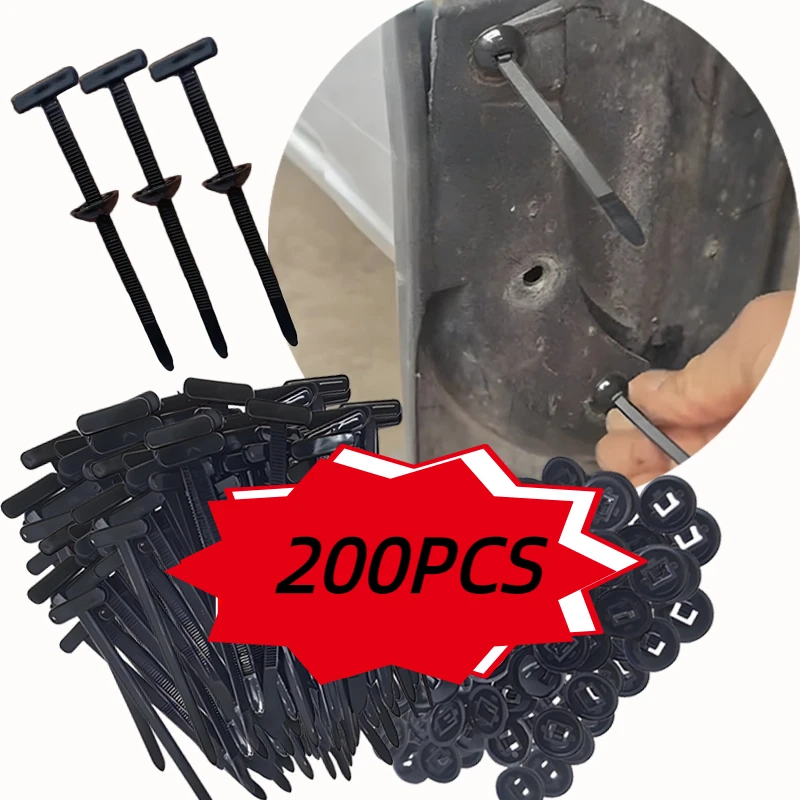 Car Cable Organizer - 5-200pcs Nylon Cable Tie Buckle Heavy