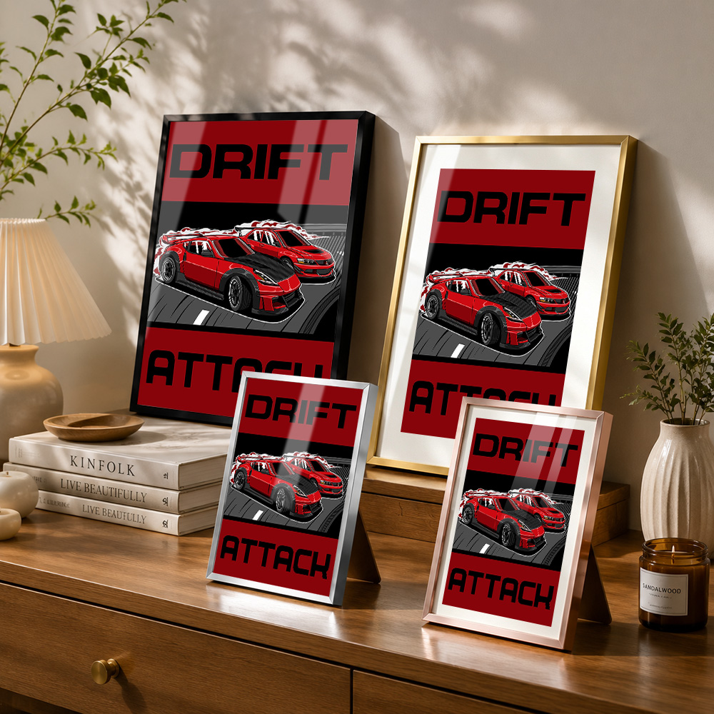 Drift Attack Cars Framed Metal - đánh giá và giá Car Mirror