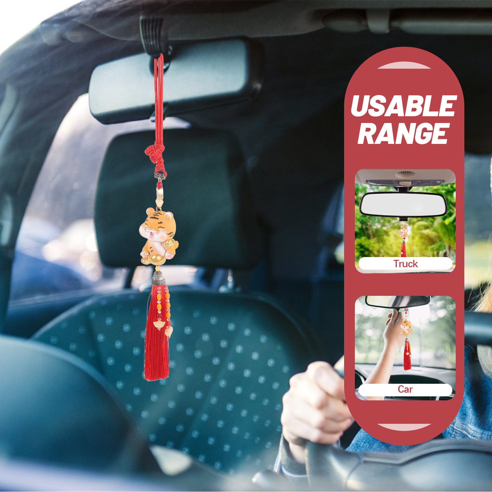 1Pcs Car Interior Tiger Pendan - đánh giá và giá Car Air Freshener