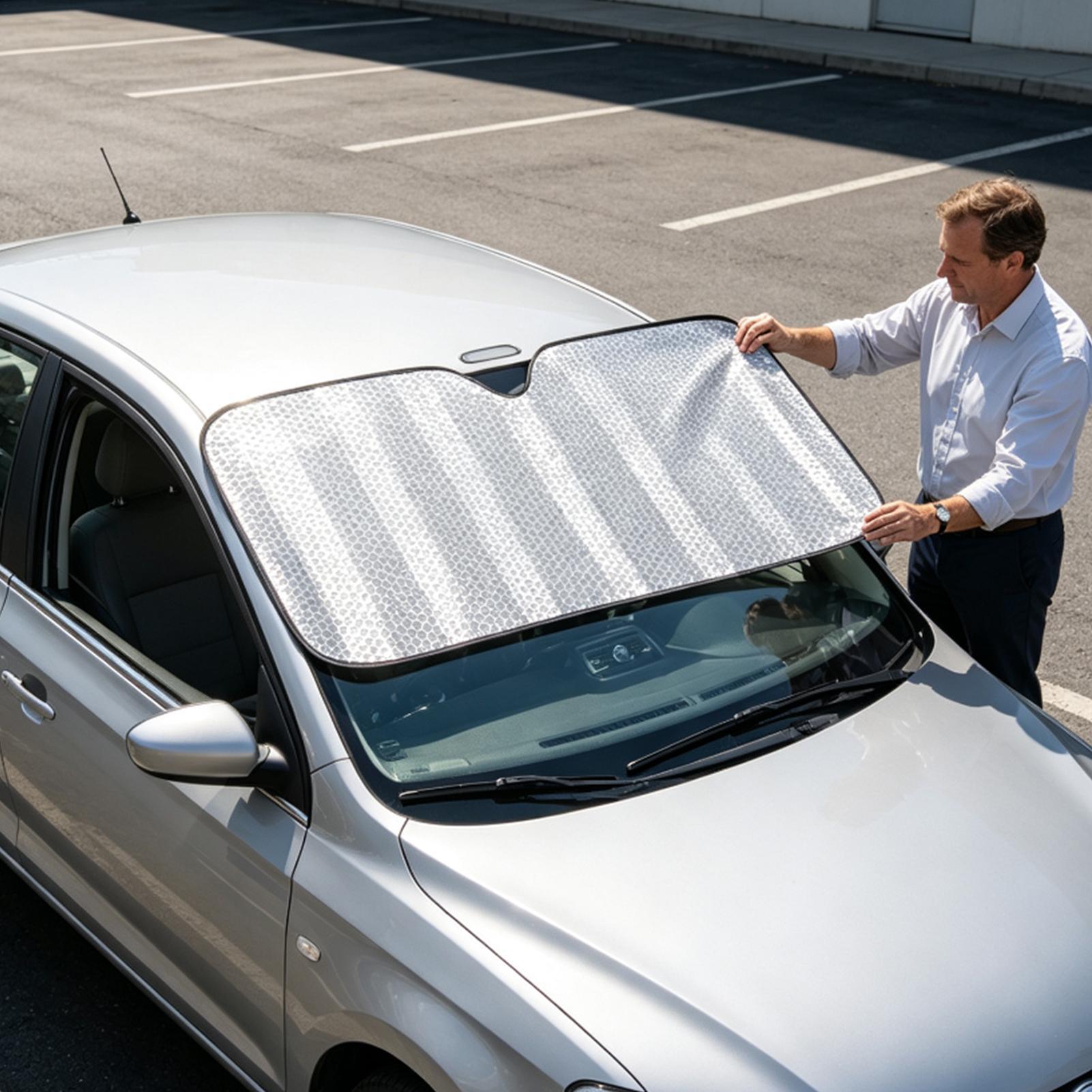 Windshield Sun Shade Suction C - đánh giá và giá Windshield Sun Shade
